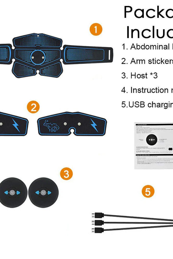 Abdominal Muscle Training with EMS Fitness Equipment